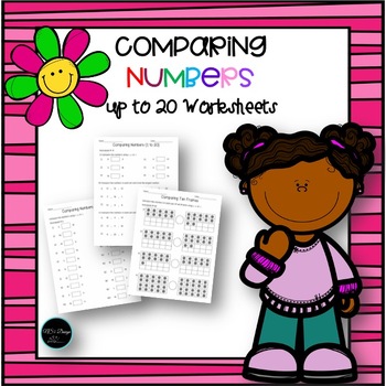 Preview of Comparing Numbers up to 20 Worksheets, Number 1-20