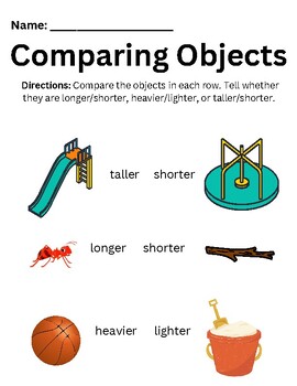 Comparing Objects by Classroom2Creativities | TPT