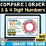Comparing & Ordering 4 Digit Numbers Place Value Crack the