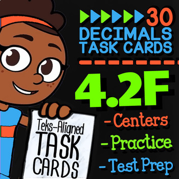 Preview of Comparing & Ordering Decimals to the Hundredths | 4th Grade Math | TEK 4.2F