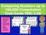 3.2D Comparing & Ordering Numbers Computation Task Cards STAAR