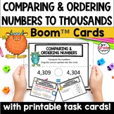 Comparing & Ordering Numbers to 4 Digits Place Value Boom 