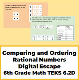 Comparing & Ordering Rational Numbers Digital Escape Googl