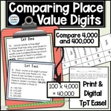 Comparing Place Value of Multi-Digit Whole Numbers Print a