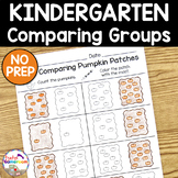 Comparing Pumpkin Patches - Math Worksheets K.CC.6