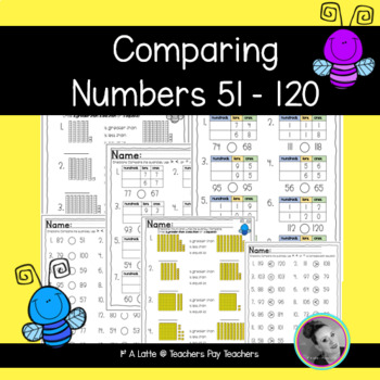 Preview of Comparing Quantities 51-120 | Place Value | Comparing Numbers to 120