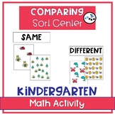 Comparing Quantities Sort: A Kindergarten Center Activity