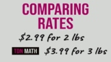 Comparing Rates | Distance Learning