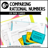 Comparing Rational Numbers using Inequalities Task Cards Activity