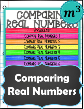 Preview of Comparing Real Numbers_DIGITAL NOTES & QUIZZES (Distance Learning)