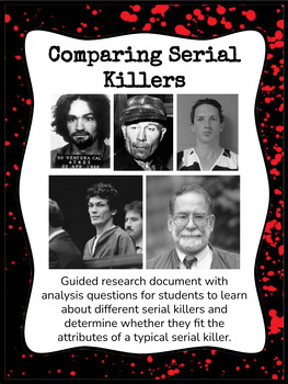 Preview of Comparing Serial Killers (Forensic Psychology)