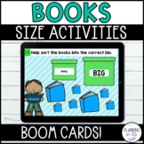 Comparing Size Sorting Ordering Books BOOM Cards™ Back to School