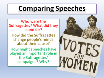 Preview of Comparing Speeches Informational Texts