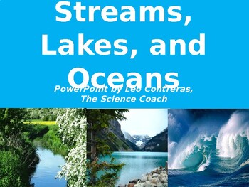 Preview of Comparing Streams, Lakes, and Oceans