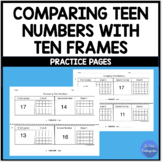 Comparing Teen Numbers with Ten Frames