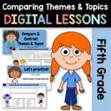 Comparing Themes & Topics Reading 5th Grade Google Slides 
