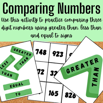 Preview of Comparing Three-Digit Numbers