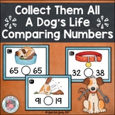 Comparing Two Digit Numbers A Dog's Life Task Card Activity