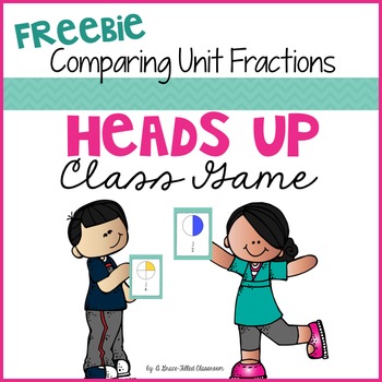 Preview of Comparing Unit Fractions Cards FREE