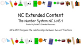 Comparing Unit Fractions NC.6.NS.1 - NC Extended Curriculu