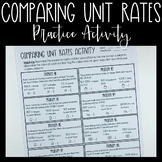 Comparing Unit Rates Activity