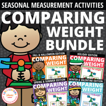 Preview of Comparing Weight Activities Bundle | Math & STEM Printables for the Entire Year