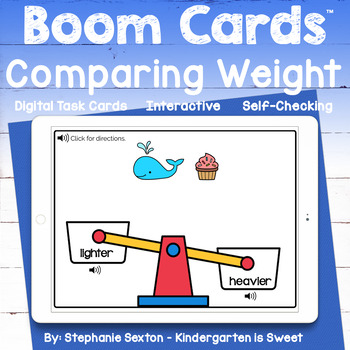 Preview of Comparing Weight Boom Cards