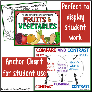 compare and contrast essay fruits and vegetables