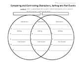 Comparing and Contrasting Graphic Organizers - Characters,