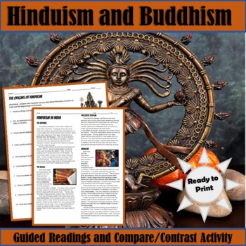 Preview of Comparing and Contrasting Hinduism and Buddhism