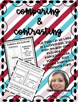 Preview of Comparing and Contrasting Printables