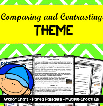 Comparing and Contrasting Theme: 12 Passages & Multiple-Choice Questions