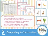 Compare and Contrast (includes pre- and post-tests, data c