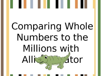 Preview of Comparing and Contrasting with Allie Alligator