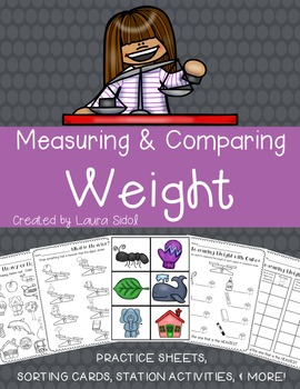 Preview of Comparing and Measuring Weight Pack