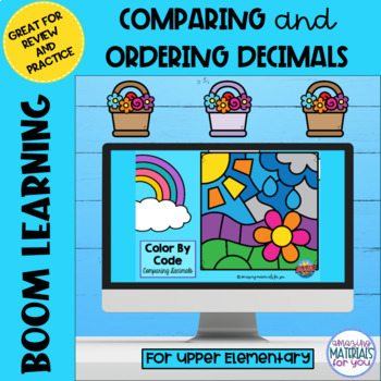Preview of Comparing and Ordering Decimals Boom Learning℠ | Spring
