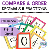 Comparing and Ordering Decimals and Fractions