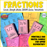 Comparing and Ordering Fractions BUNDLE | Print and Digita