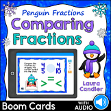 Comparing and Ordering Fractions Boom Cards with Audio (Pe