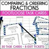 Comparing and Ordering Fractions Footloose Math Task Cards