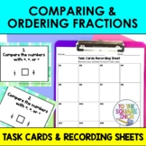 Comparing and Ordering Fractions Task Cards | Math Center 