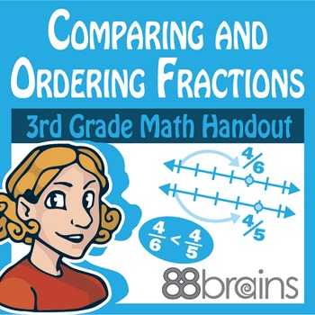 Preview of Comparing and Ordering Fractions on a Number Line Digital & Printable | Google