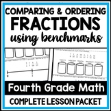 Comparing & Ordering Fractions Using Benchmarks Lesson, Fraction Estimation