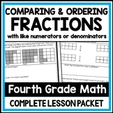 Comparing Fractions with Like Denominators, Comparing & Or