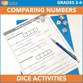 Comparing & Ordering Numbers Dice Game, Anchor Chart & Wor