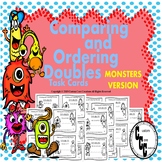 Comparing and Ordering Numbers Doubles Task Cards Monsters