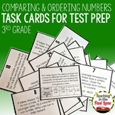 Comparing and Ordering Numbers Task Cards - Word Problems 