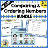 Comparing and Ordering Numbers Task Cards Game and Boom Ca