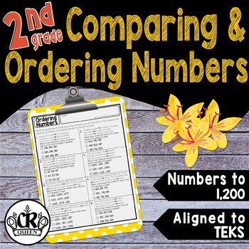 Preview of Comparing and Ordering Numbers Worksheets & Activity