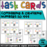 QR Code Task Cards: Comparing and Ordering Numbers {to 999}